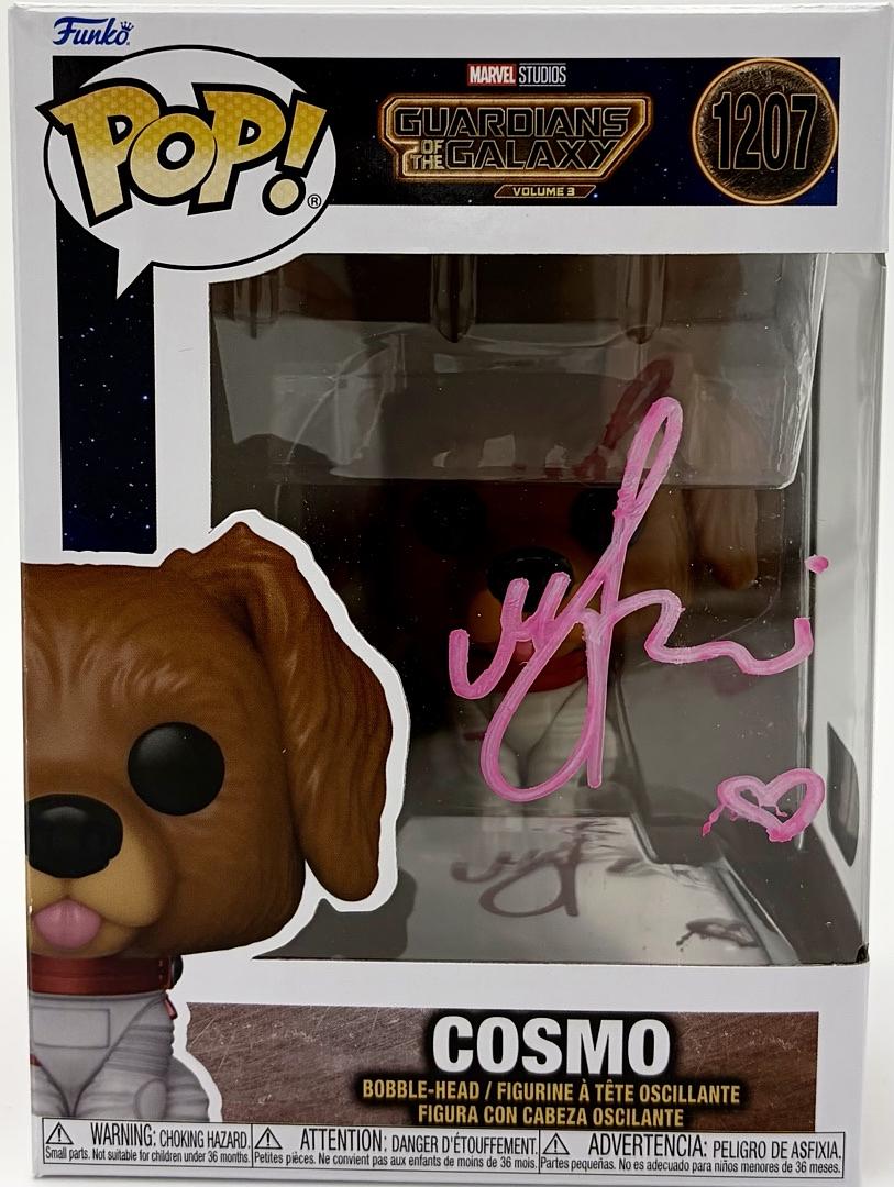 Maria Bakalova signed "Cosmo" Funko #1207 (GOTG) - SWAU COA